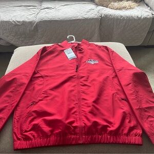 CUTTER & BUCK  CB WINDTEC 2013 Red World Series Champions Zip-Up Jacket sixe XXL